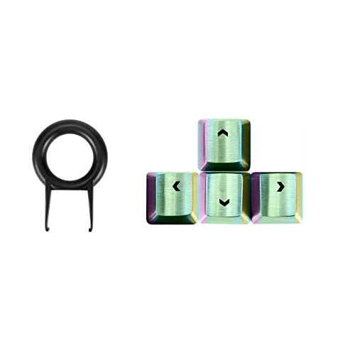 FPS & MOBA Gaming Keycaps - Stainless Steel Diamond Blue