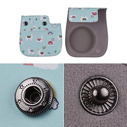 Instant Camera Accessories Kit + Camera Bag + Camera Strap + Photo Album + Photo Clips + Photo Frame + Hanging String + Stickers + Pen + Filt - 12-in-1 leather