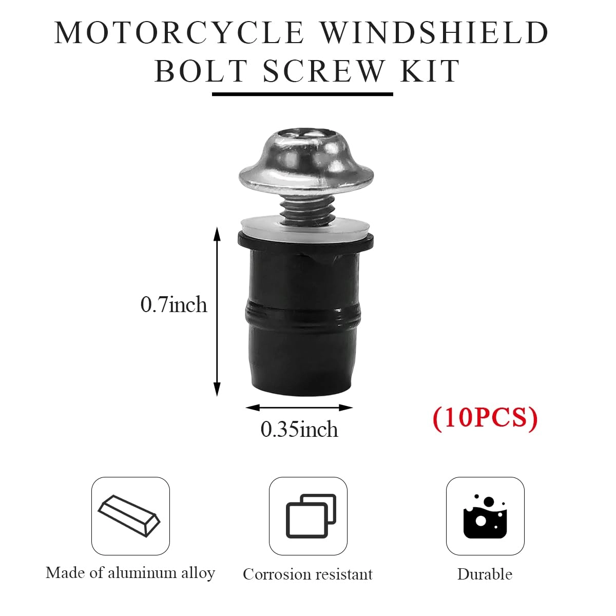 Motorcycle Windshield Bolts Screws Kit