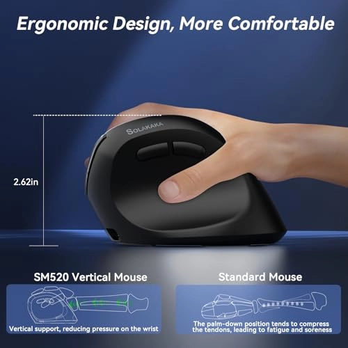 SM520 Mouse - 2.4GHz Wireless Bluetooth USB