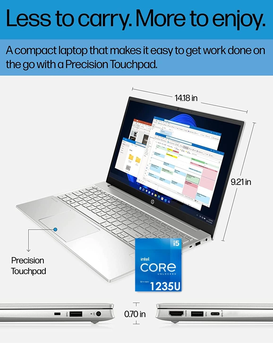 Pavilion - 15.6'' Core i5-1335U 32GB DDR4 1000GB SSD