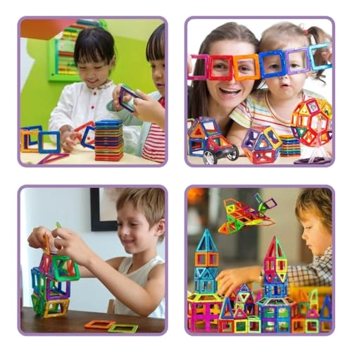 Magnetic Blocks Creative Thinking - 3 years+ 126 pieces
