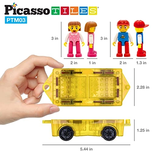 Mini Car - Truck and Figures 3 pcs
