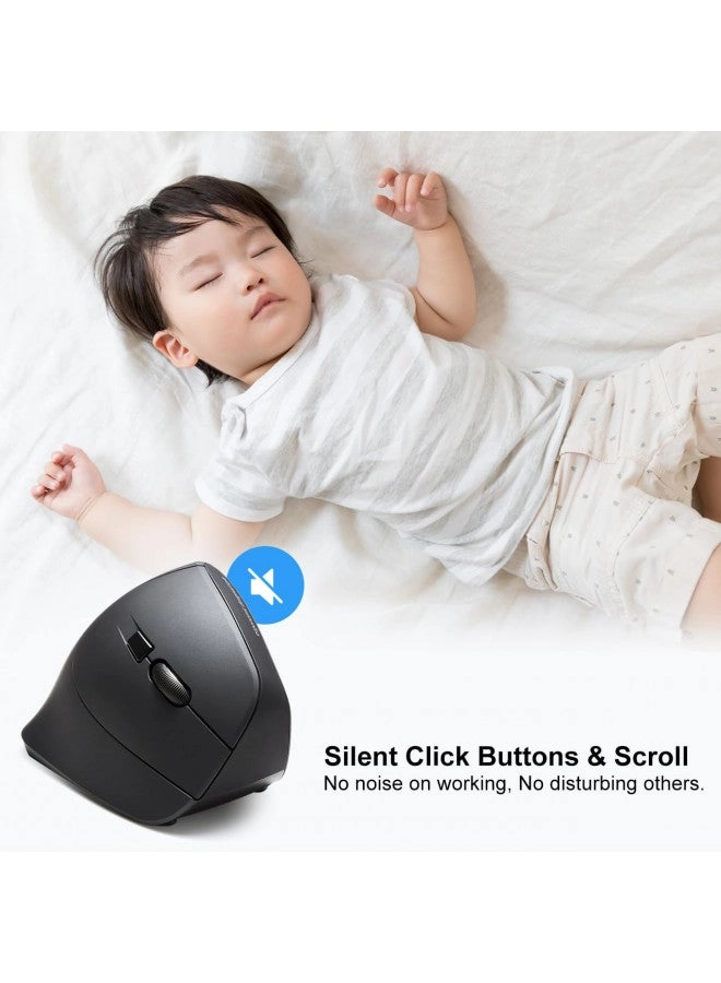 Ergonomic Vertical Optical Mouse - Wireless