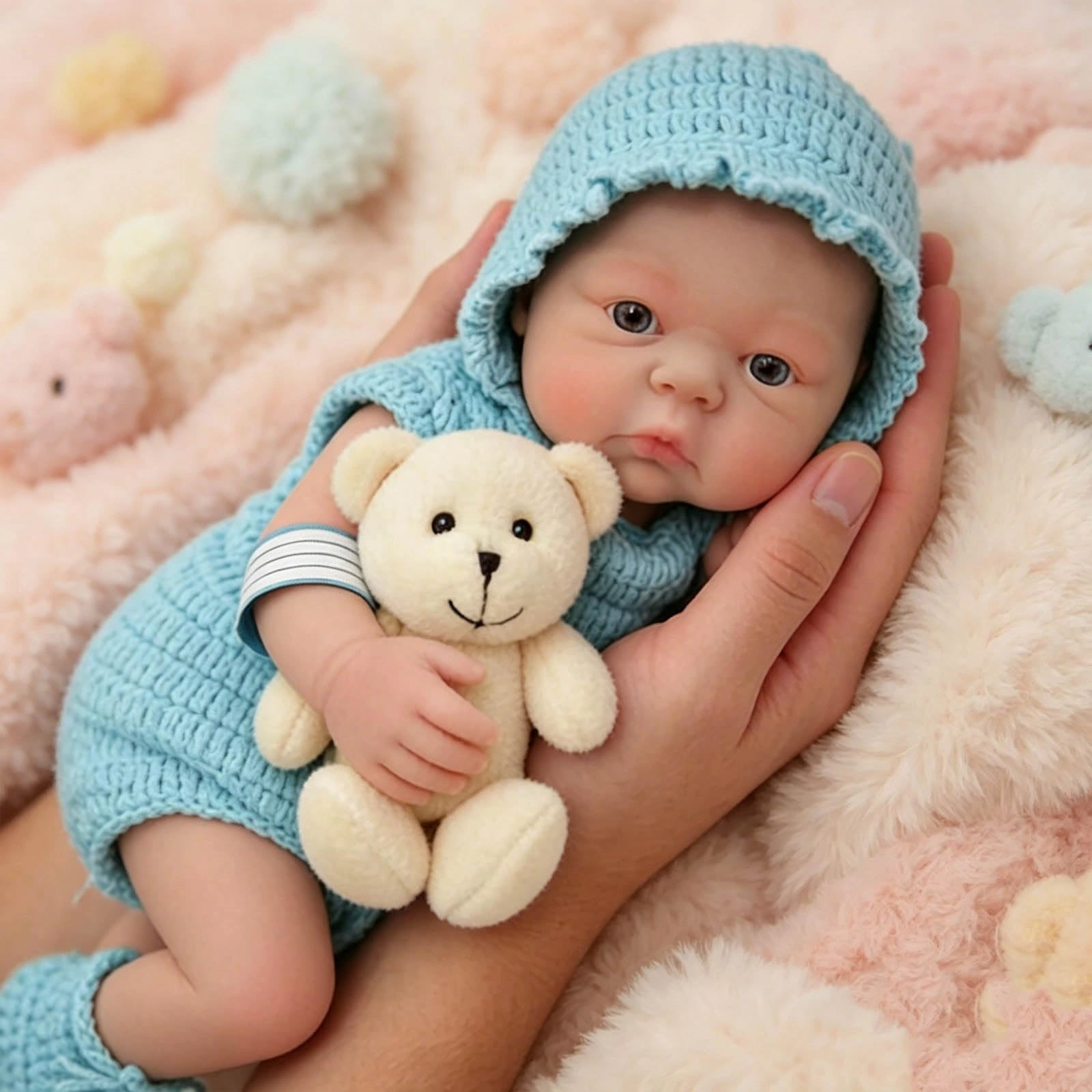 Mire & Mire Reborn Baby Doll - 12" Silicone Boy Ages 3+