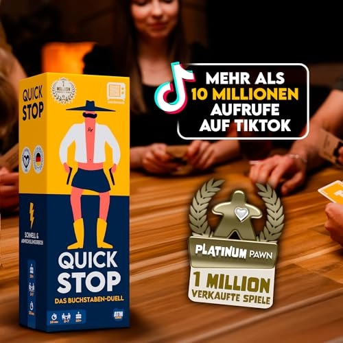 Quickstop: The Letter Duel - Card Game