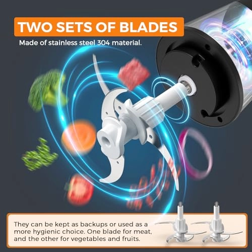 Electric Food Chopper - 1.8L 220 Volts (AC)