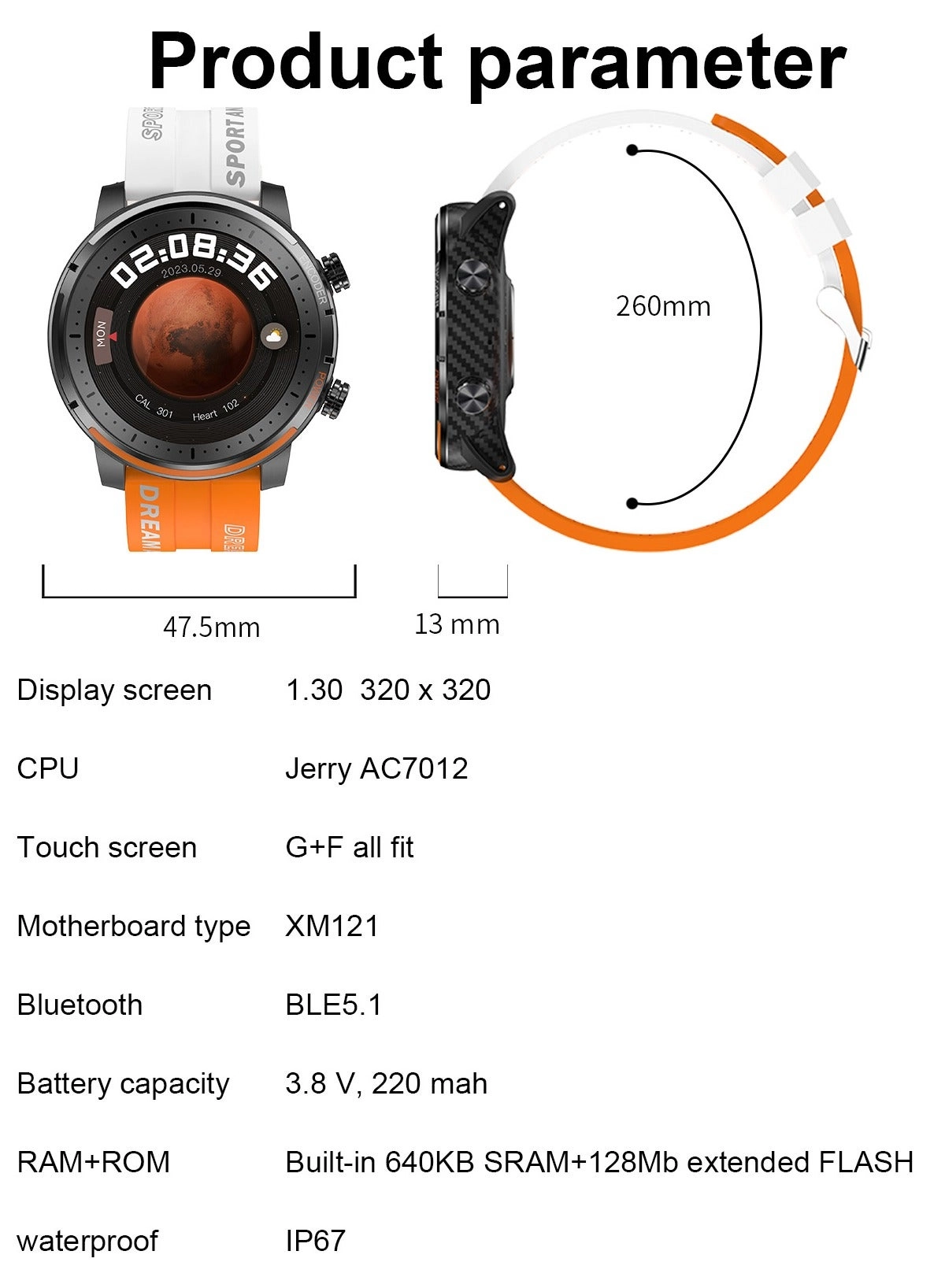 RT QW66 47.5mm Plastic