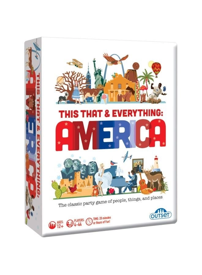 Outset Media This That And Everything America - Card Game