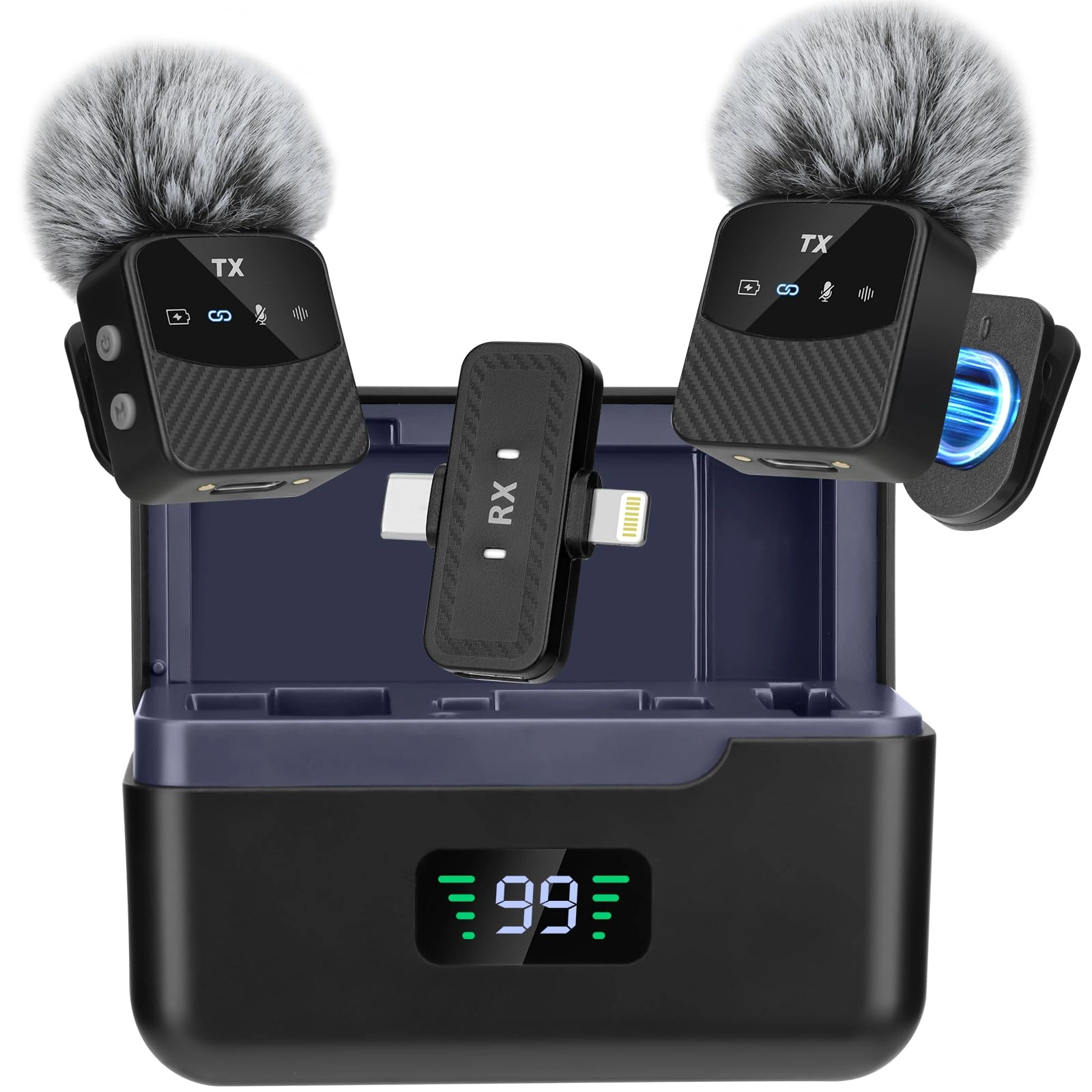 YUANRAN MS9 Lightning+USB Microphone