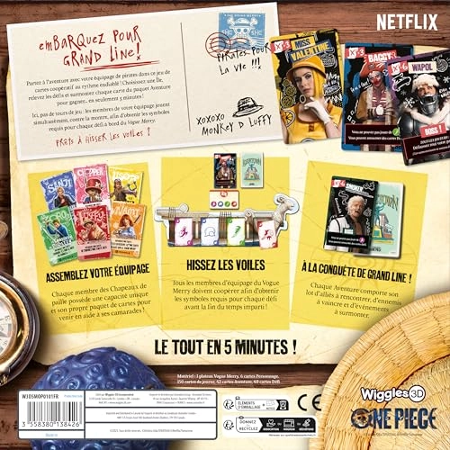 5 Minutes: One Piece - Cooperative Card Game (French)