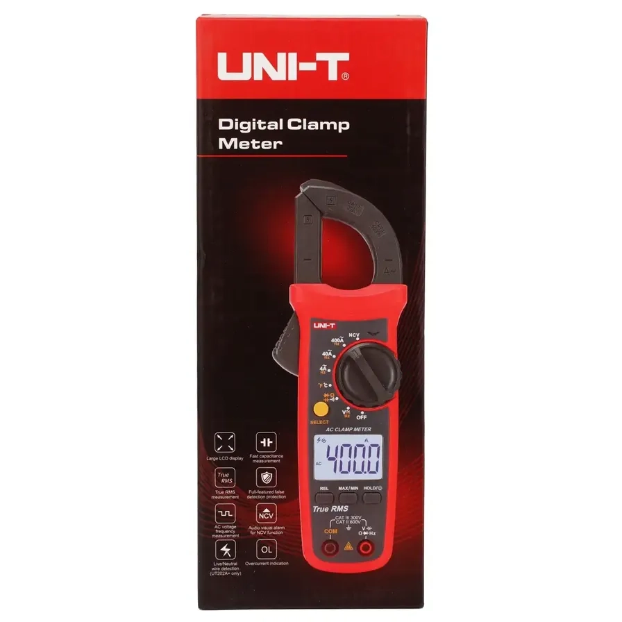 Digital Clamp Meter - 400A 2000 count display