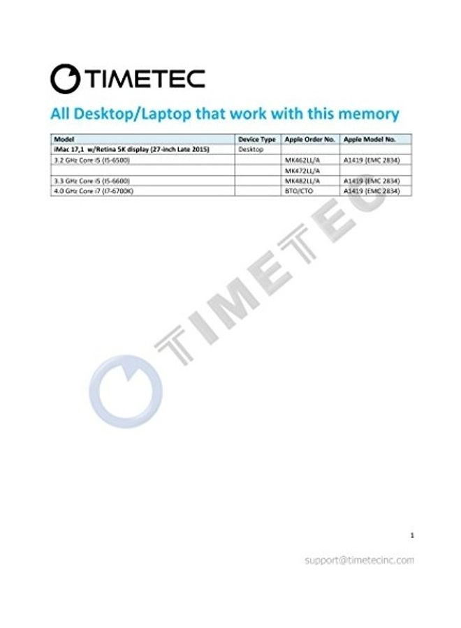 MacBook Memory Module