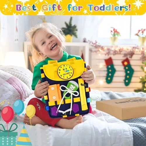 Busy Board School Bag