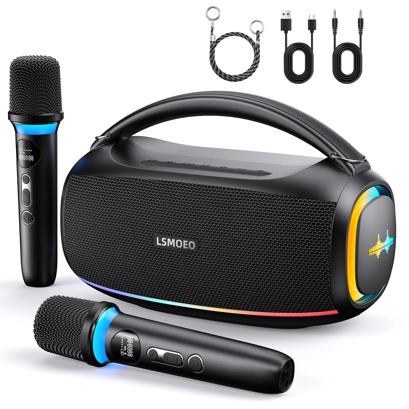 lsmoeo M10 - 2 Microphones 60W