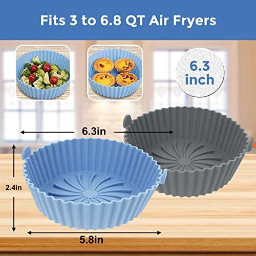 Silicone air fryer liners - Silicone 1 piece(s)