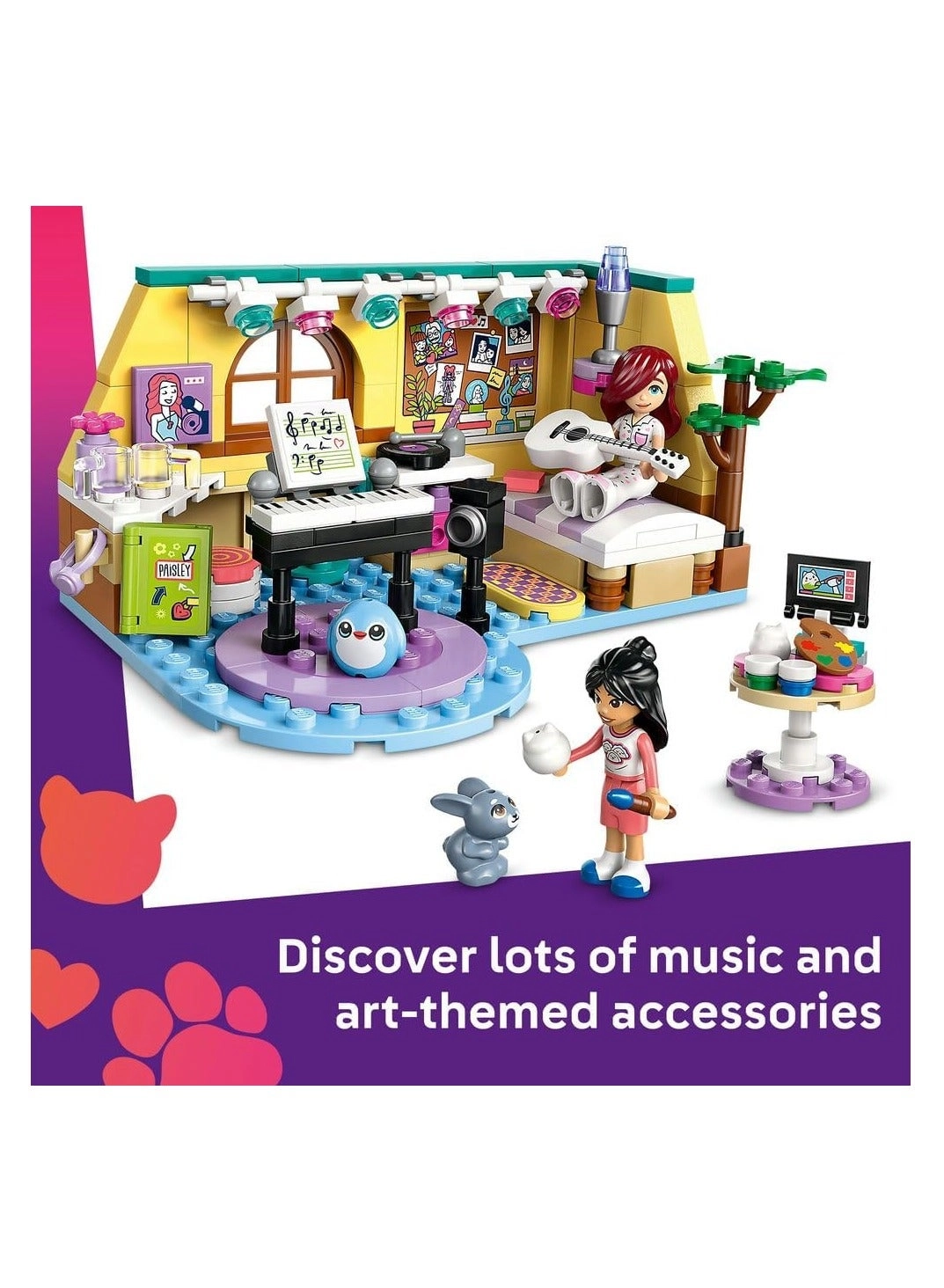 Friends Paisley’s Room (42647) - 2 Minidolls Bunny Figure