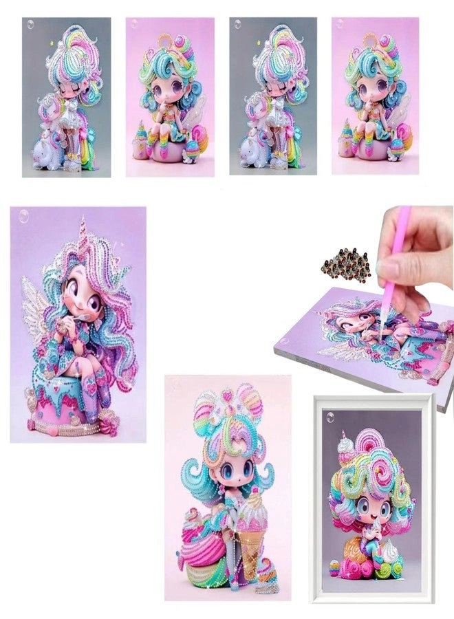 MONKEYTAIL Icecream Princess Diamond Art - Assorted Design 6 piece(s)