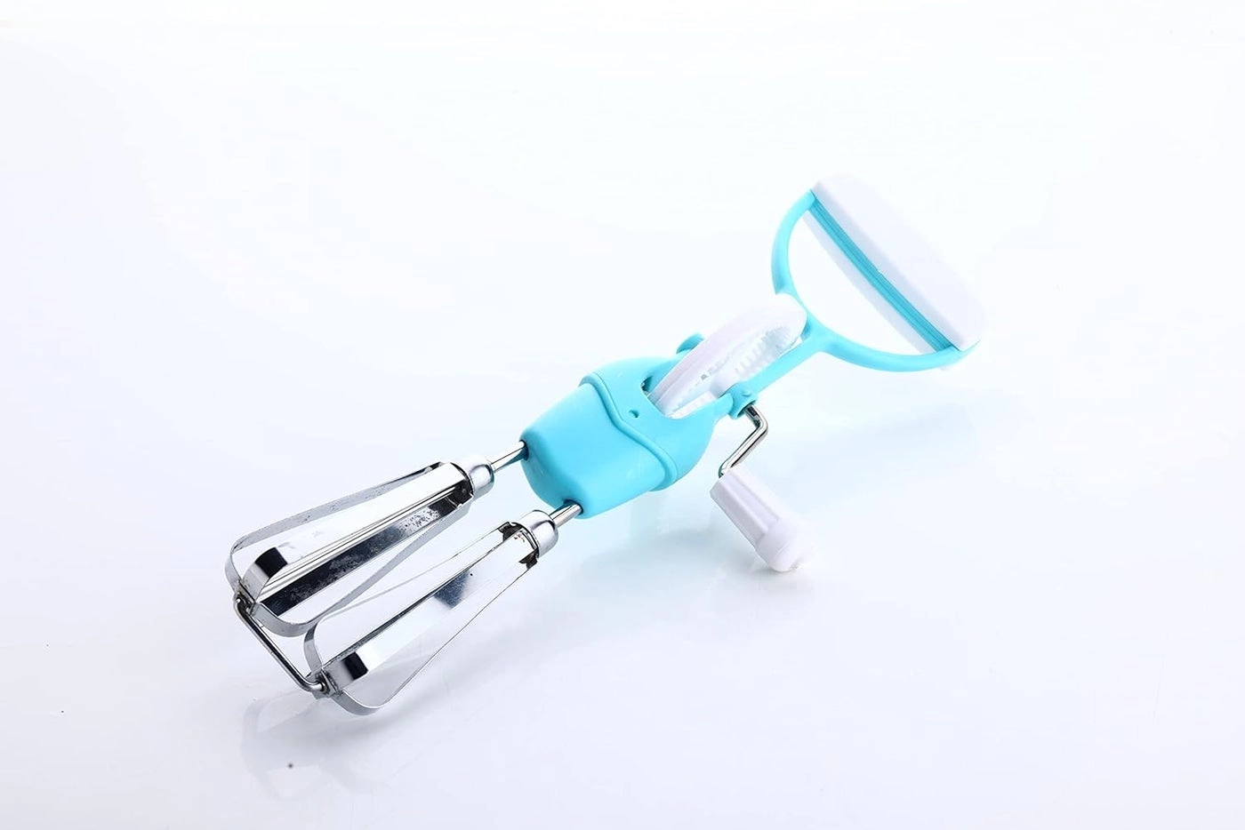 Insta Stainless Steel Dual Blade Handheld Manual Egg Beater Machine