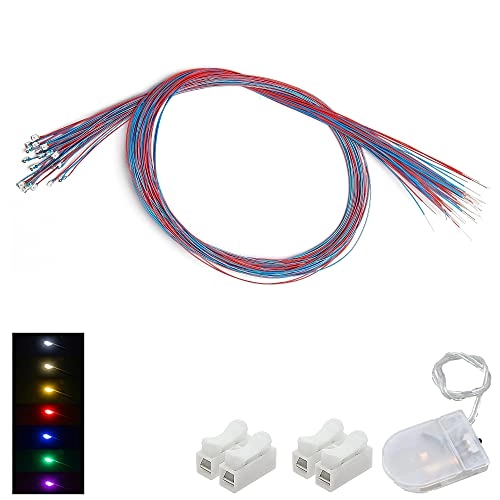 Pre-Wired Micro Blinking LED - 25PCS 0805
