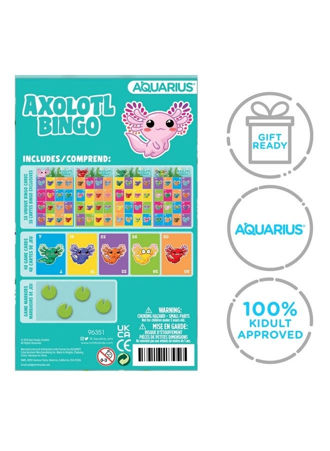 Axolotl Family Bingo - English