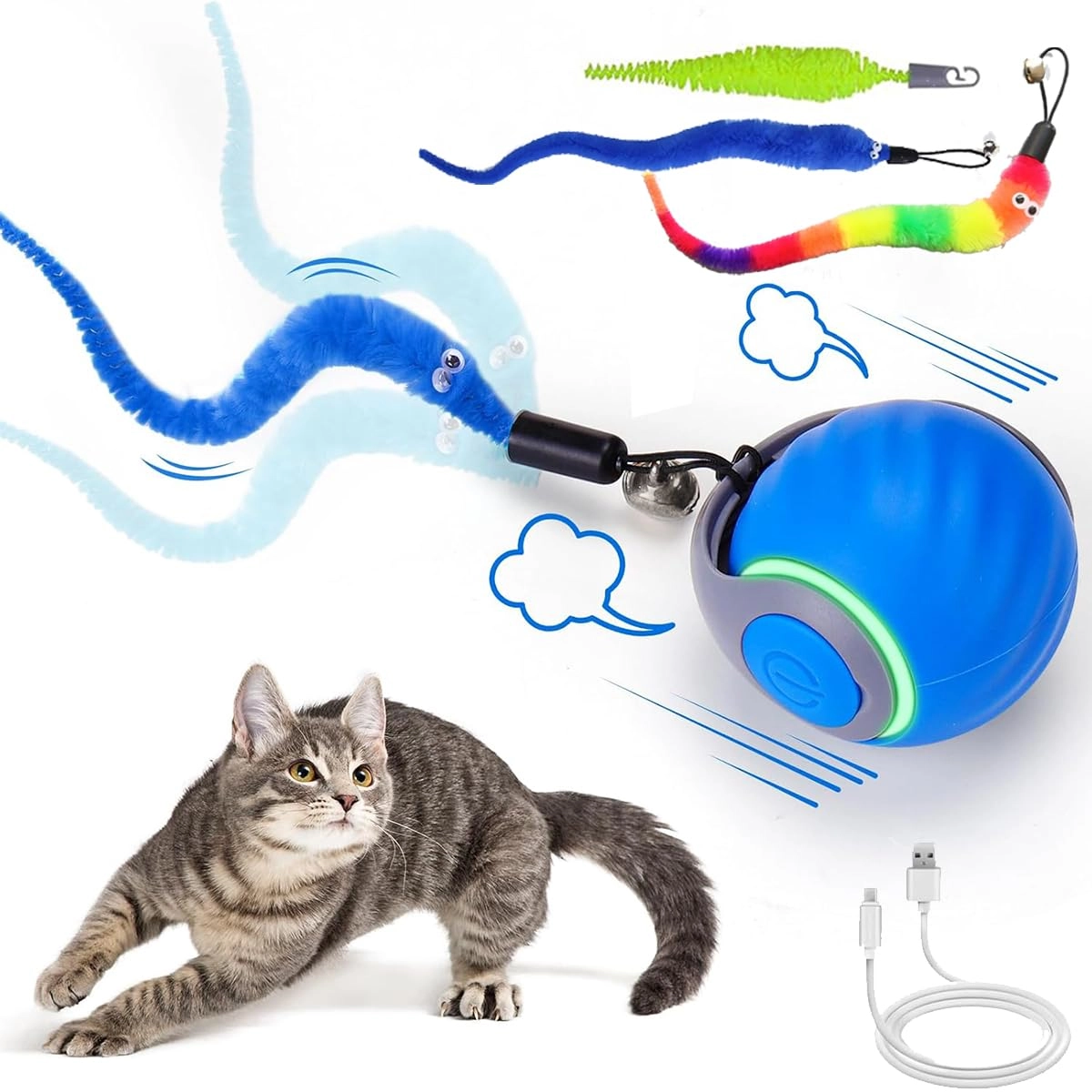 Muamos Cat Toy Smart Ball dmq-3