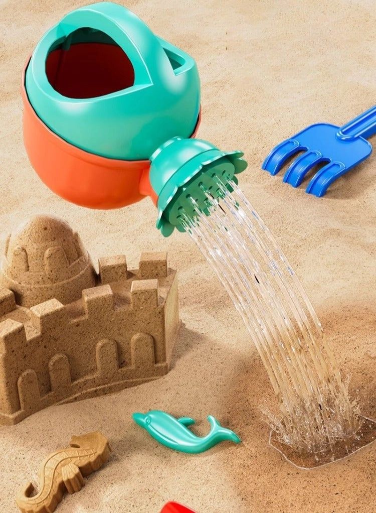 Sand Castle Building Beach Toys - 21 Piece Mesh Bag Bundle