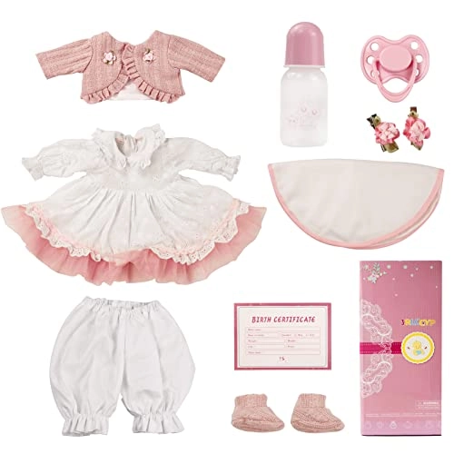 Reborn Baby Doll - 16" Silicone Vinyl Girl Ages 3+ Gift Set