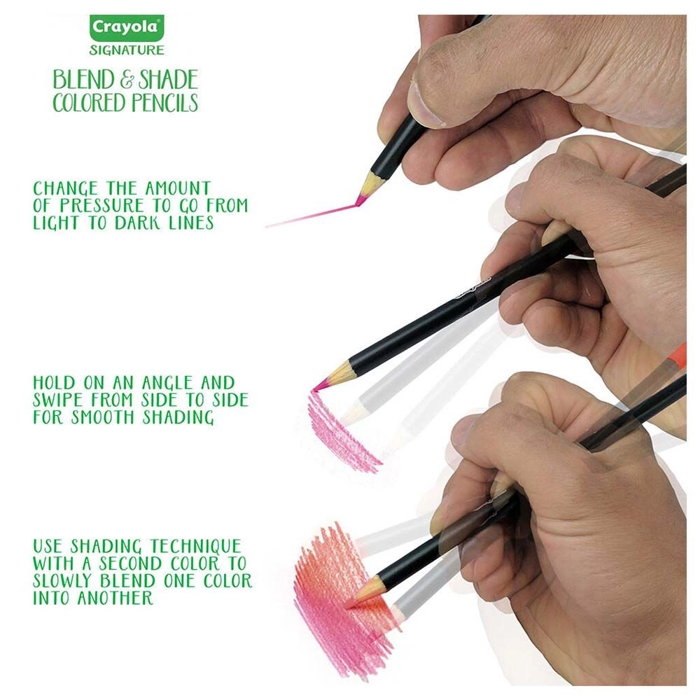 Blend & Shade Colored Pencils - 24 Ct