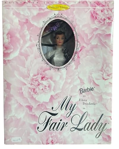 Eliza Doolittle Barbie - white lace gown parasol Ages 14+