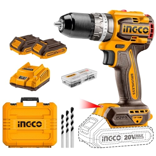 20V Cordless Impact Drill - 2x2.0Ah