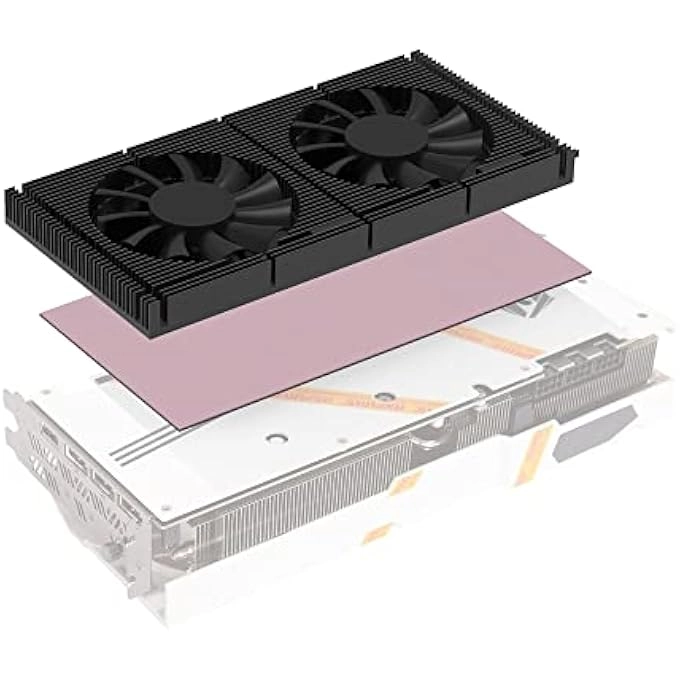 rayihni GPU BACKPLATE MEMORY RADIATOR - DUAL 70MM