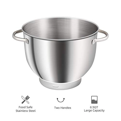 Stainless Steel Bowl - 6.5QT