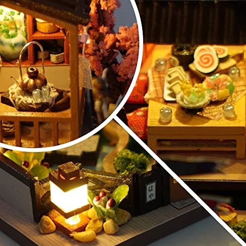 DIY Miniature Dollhouse Kit - 3D Wooden LED Light