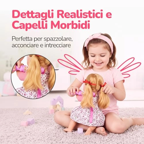 MiMi Baby Doll - 30 cm 18-piece Hairdressing Set