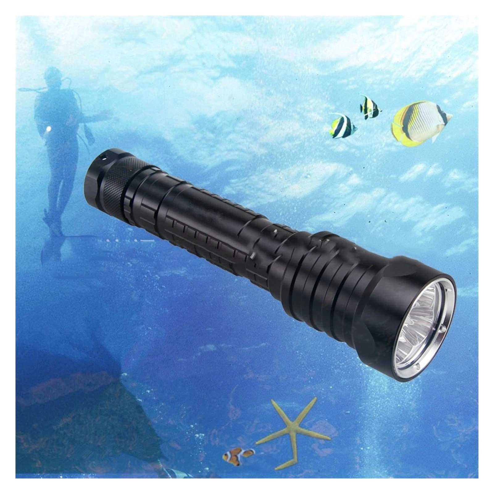 THSJDI Dive Light - 4 L2 3000 lumens