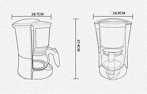 Espresso Coffee Machine - Removable Tank Transparent Water Gauge Automatic