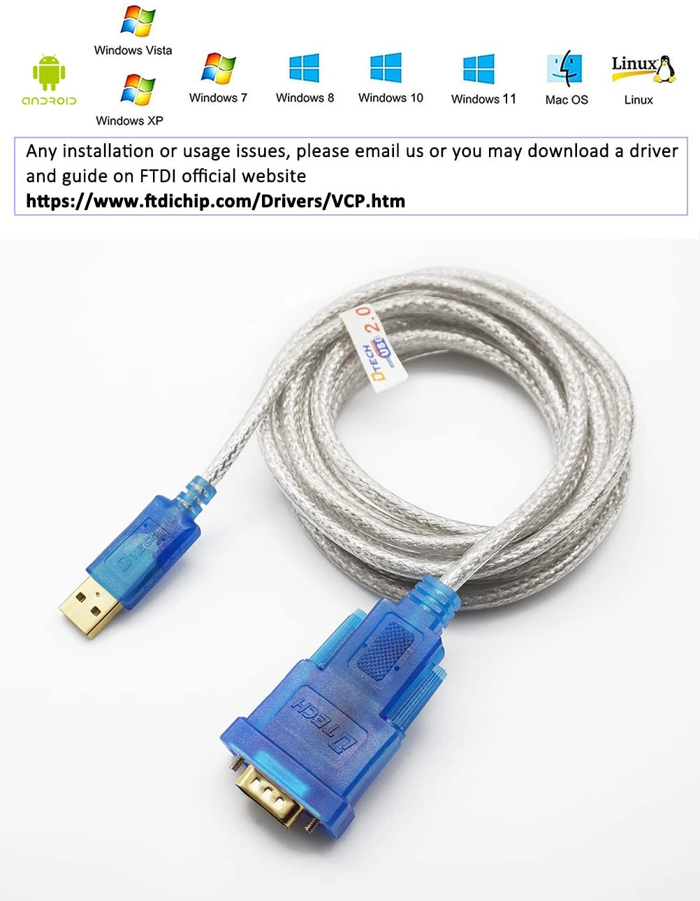 USB to Serial Adapter Cable