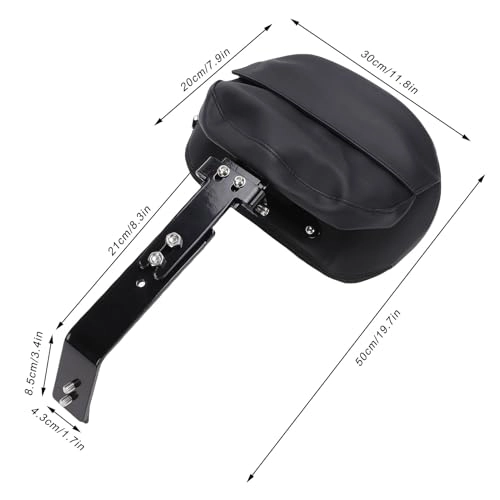 Plug-in Motorcycle Driver Backrest Mount Kit - Can Am Spyder F3 F3-L F3-S F3-T 2015-2025