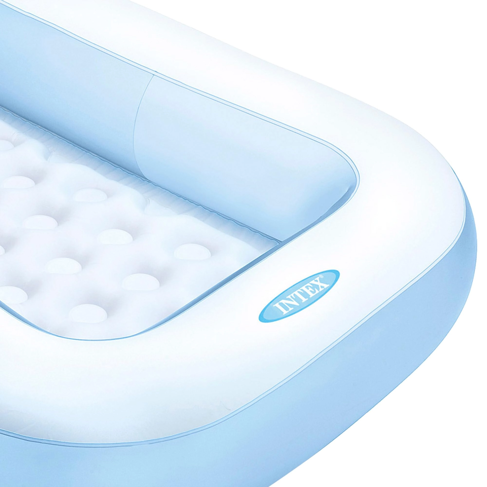 Inflatable Rectangular Baby Pool - 166x100cm Blue