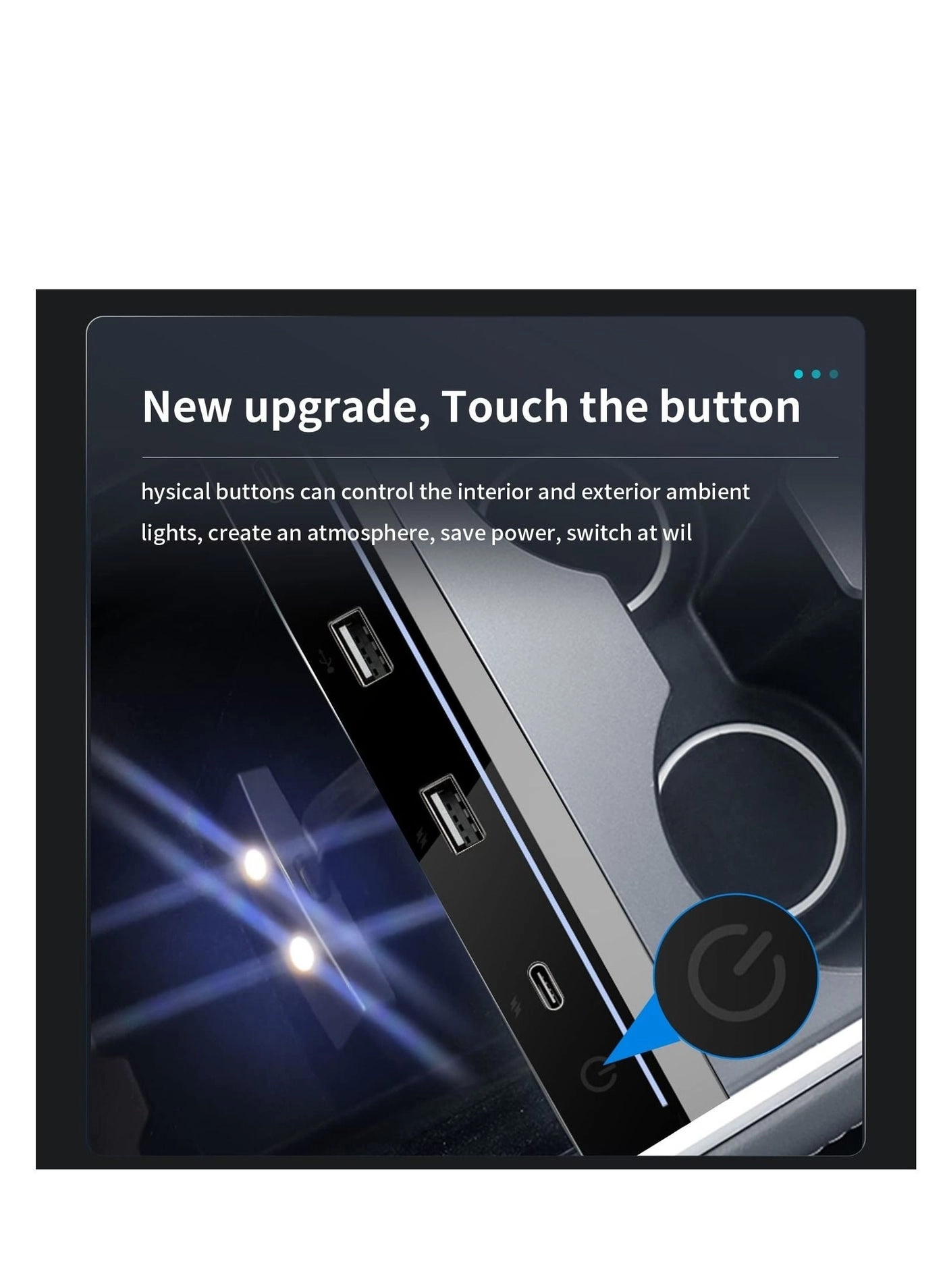 4-in-1 USB LED Hub Docking Station - type-A type-C Model 3/Y