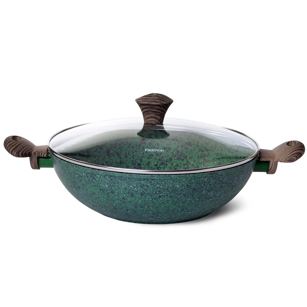 FISSMAN KITCHENWARE Wok MALACHITE - Non-Stick