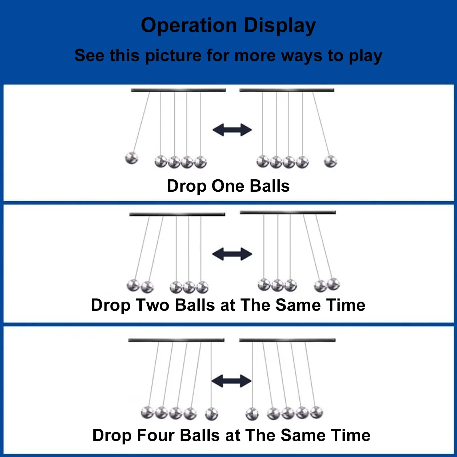 Newton's Cradle - 5 pieces Physics