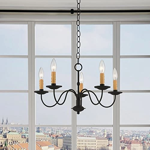 Heritage - 5 Light Black