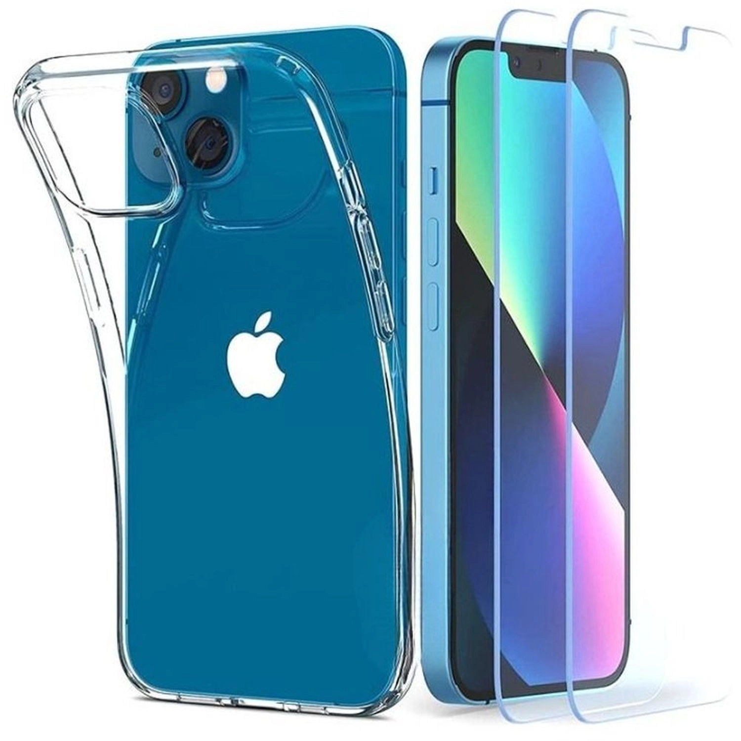 Seige Case with Screen Protector Front And Back Case for Apple iPhone 13