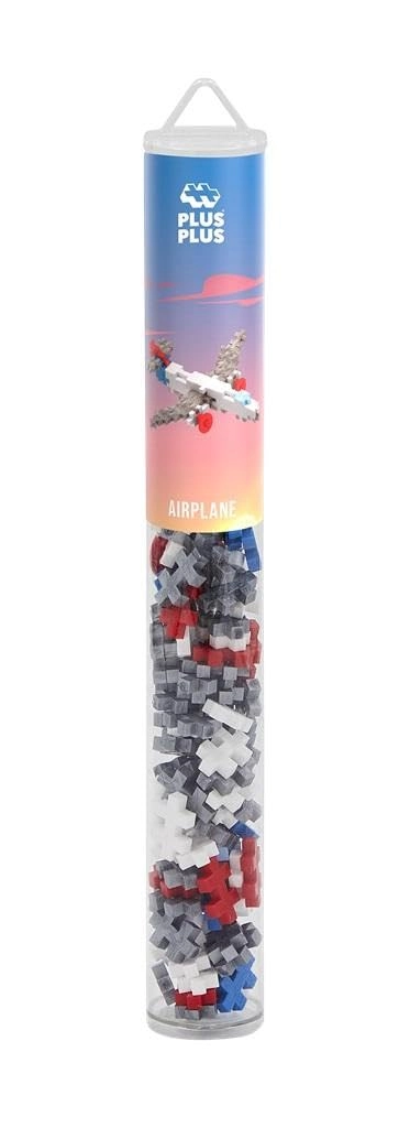 Plus-Plus A/S; Borupvej 20|94300|Holbæk|DK; sales@plus-plus.com Ingenious Construction Toy, Aeroplane - 100 pcs
