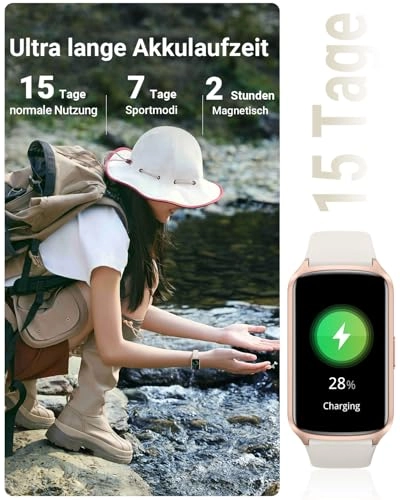 Fitness Tracker - 24/7 Heart Rate Blood Oxygen 5ATM Waterproof