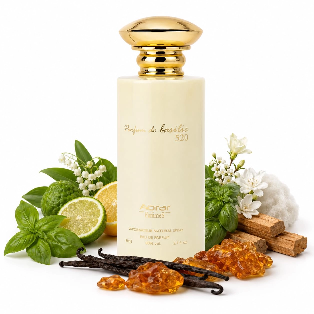 zeyange Parfum de basilic 520 Eau de Parfum 80 ml