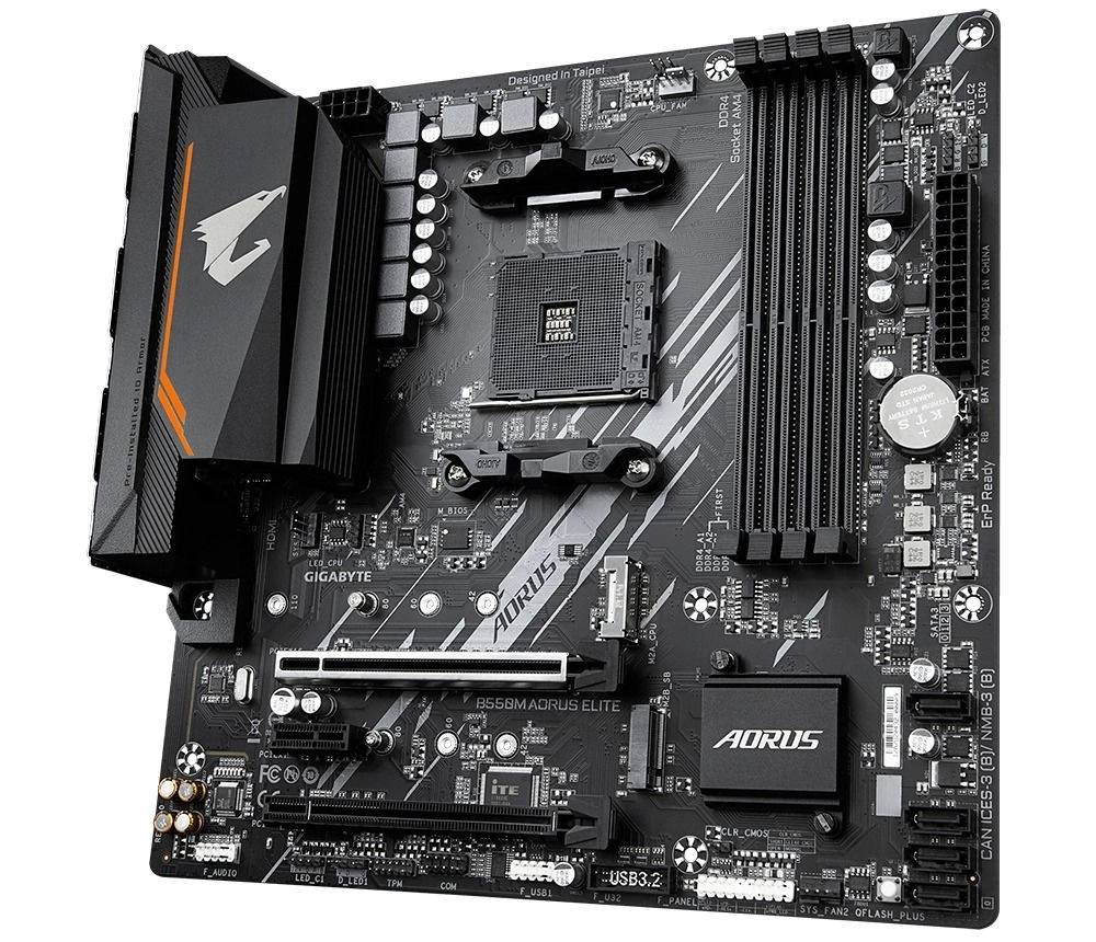B550M AORUS ELITE - Ryzen 5000 Series DDR4 4 DIMMs PCIe 4.0