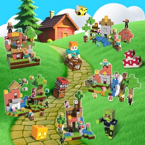 Magn Bloc - 160 pcs Cartoon
